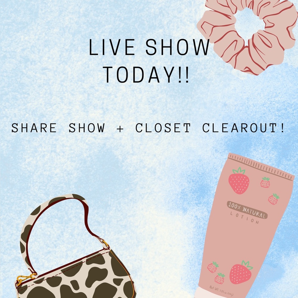 live show listing! TONS OF NEW INVENTORY SOON